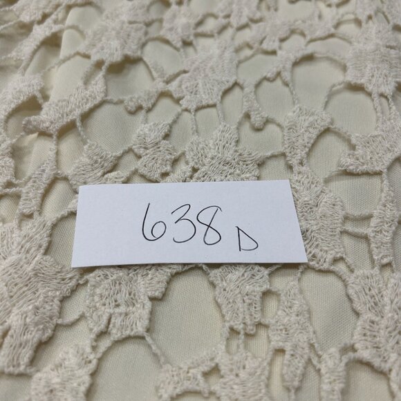 Adiva Lace Overlay Polyester Lining Crochet Keyhole Sleeveless Top Size L Boho - Picture 8 of 9